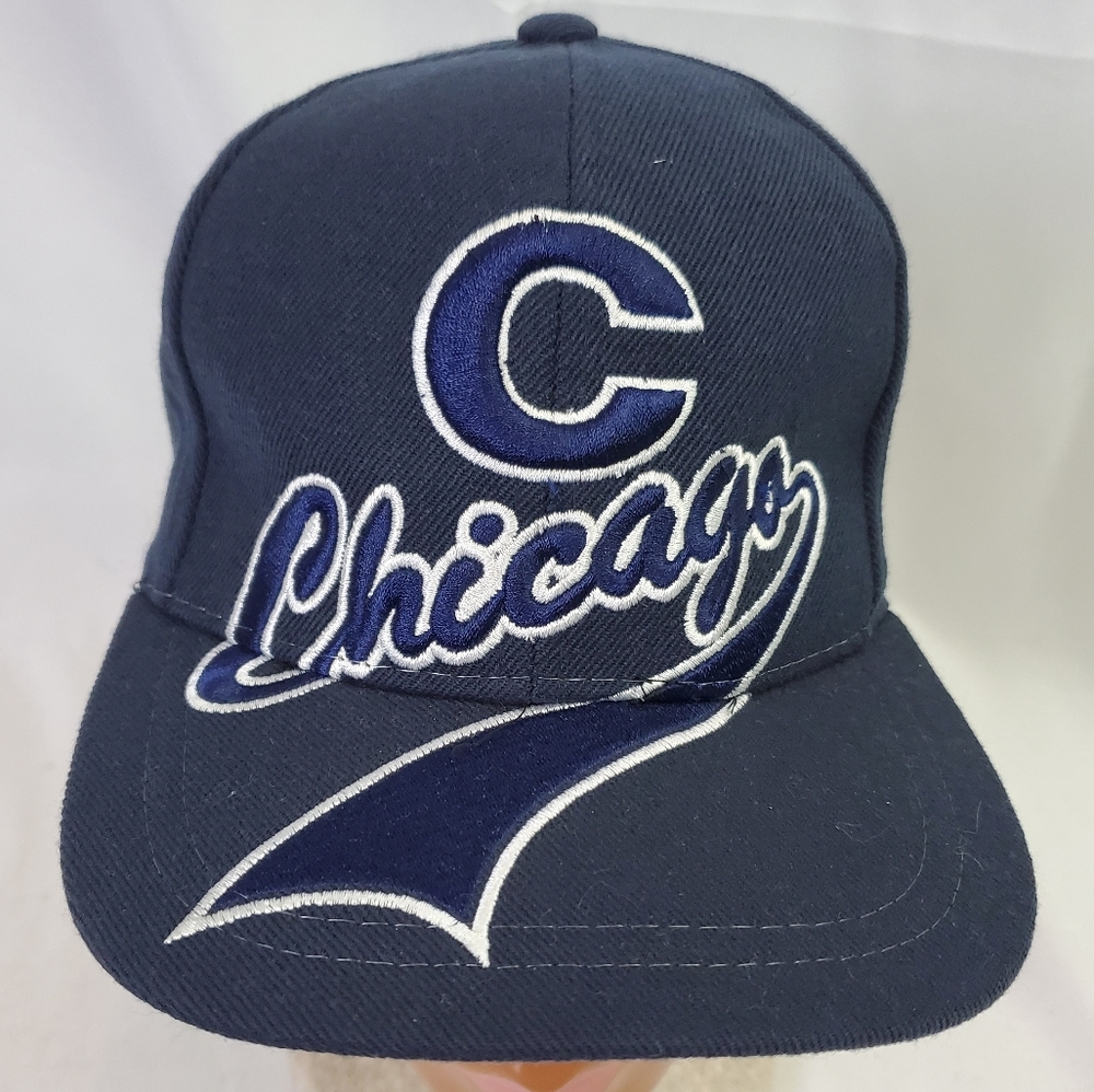 Chicago Cubs navy blue baseball cap hat